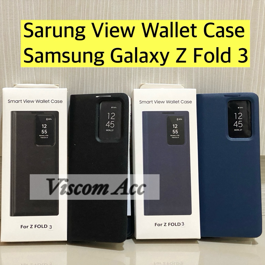 เคส Z Fold 3 || เคสกระเป๋าสตางค์ Smart View Samsung Galaxy Z Fold 3 / Flip cover Samsung Z Fold 3 / 