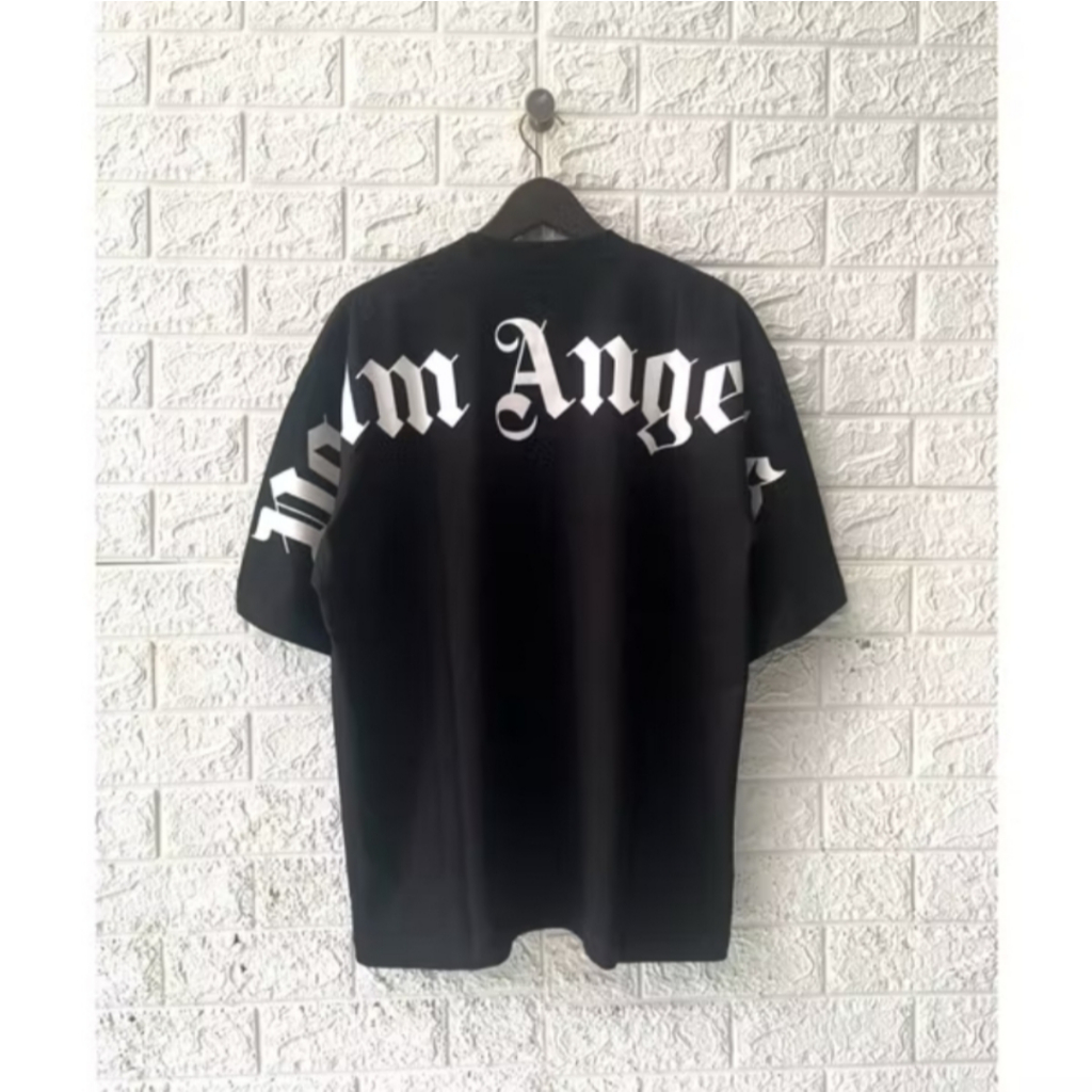 เสื้อยืดโอเวอร์ไซส์ Palm angels เสื้อยืด unisex แบรนด์