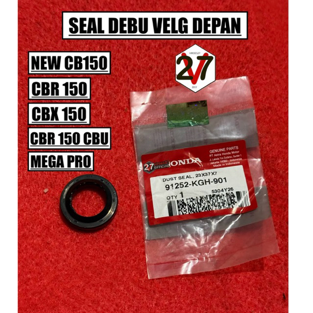 ด้านหน้า AXLE DUST SEAL ใหม่ CB150 CBR150 CBX150 MEGA PRO 9122KGH901