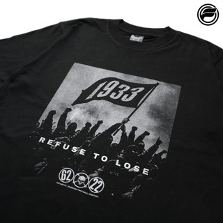 FATEBOYS | T-Shirt REFUSE TO LOSE - Kaos Casual 1933 Cotton Combed 24s Plastisol Unisex