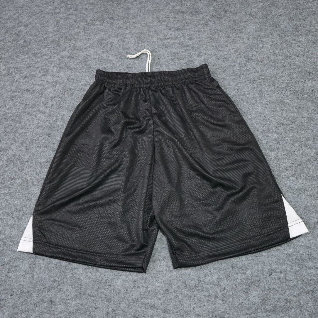 DRY-FIT EMBOSSED PREMIUM FOOTBALL PANTS สีดํา FUTSAL PANTS SHORTS FOOTBALL COLOR PANTS DRY-FIT EMBOSSED PREMIUM MATERIAL