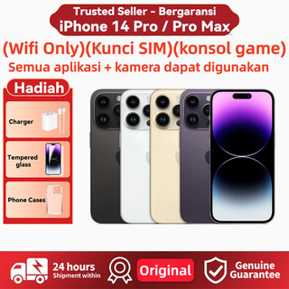 IPHONE 14 Pro Game Edition SIMLOCK WiFi Only Cocok Gaming Live TikTok MLBB PUBG Lancar Kamera Normal No Reset No Update