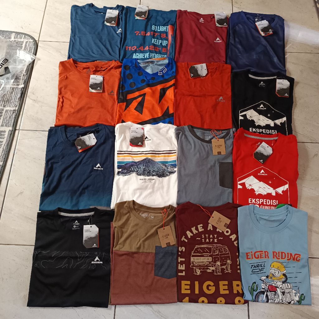 เสื้อยืด EIGER ดั้งเดิม