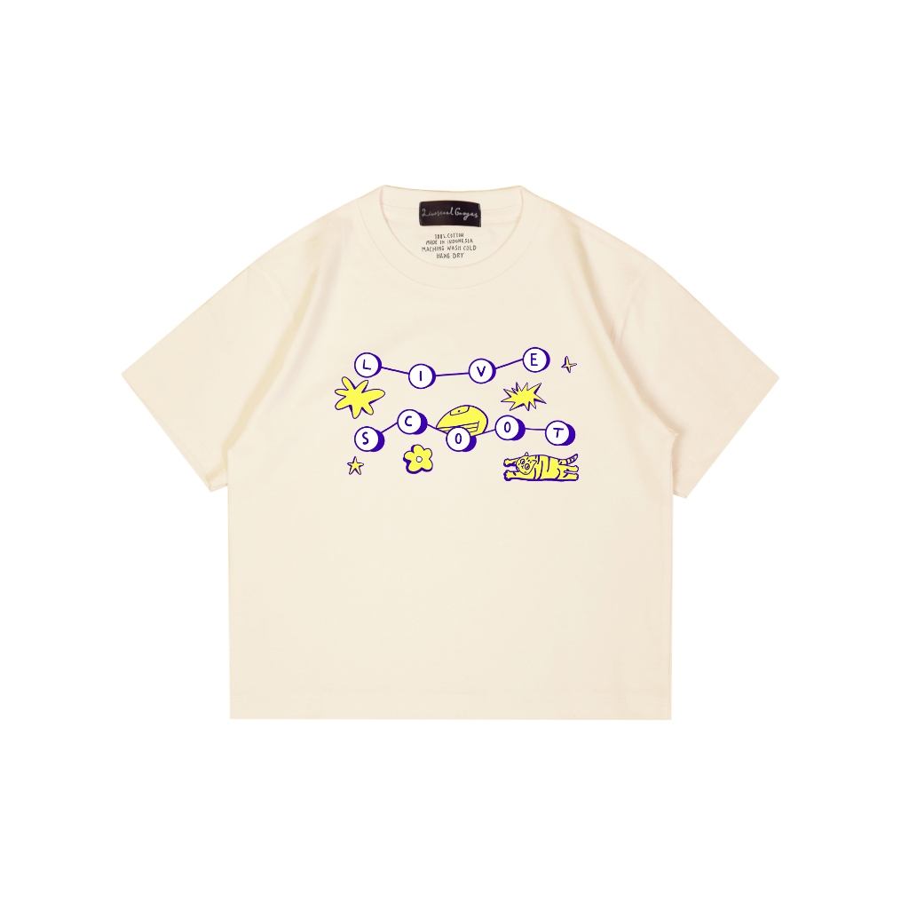 Livescoot Kids Short Sleeve Boxy I Kids T-Shirt - Runner