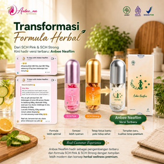 Anbee Neaflim | Versi baru SCH Pink SCH Strong Andayani nasa Anbeauty | Pelangsing Herbal kapsul ampuh diet sehat
