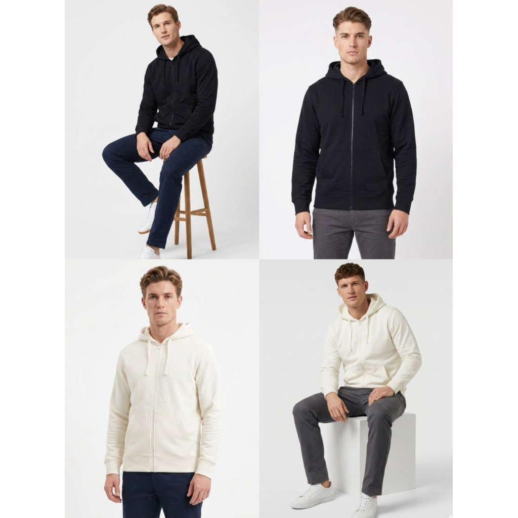 AMAZON ESSENTIALS ZIPPER HOODIE
