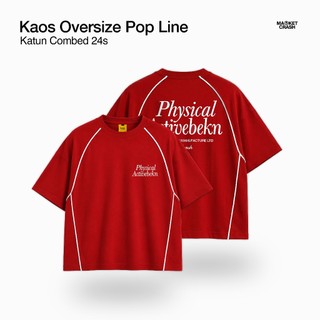Marketcrash Kaos Oversize Pop Line
