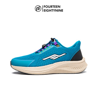 1489 - Valiant Aqua Blue Sepatu Running TPU Plated Sportstyle Kasual Pria Wanita - FE23