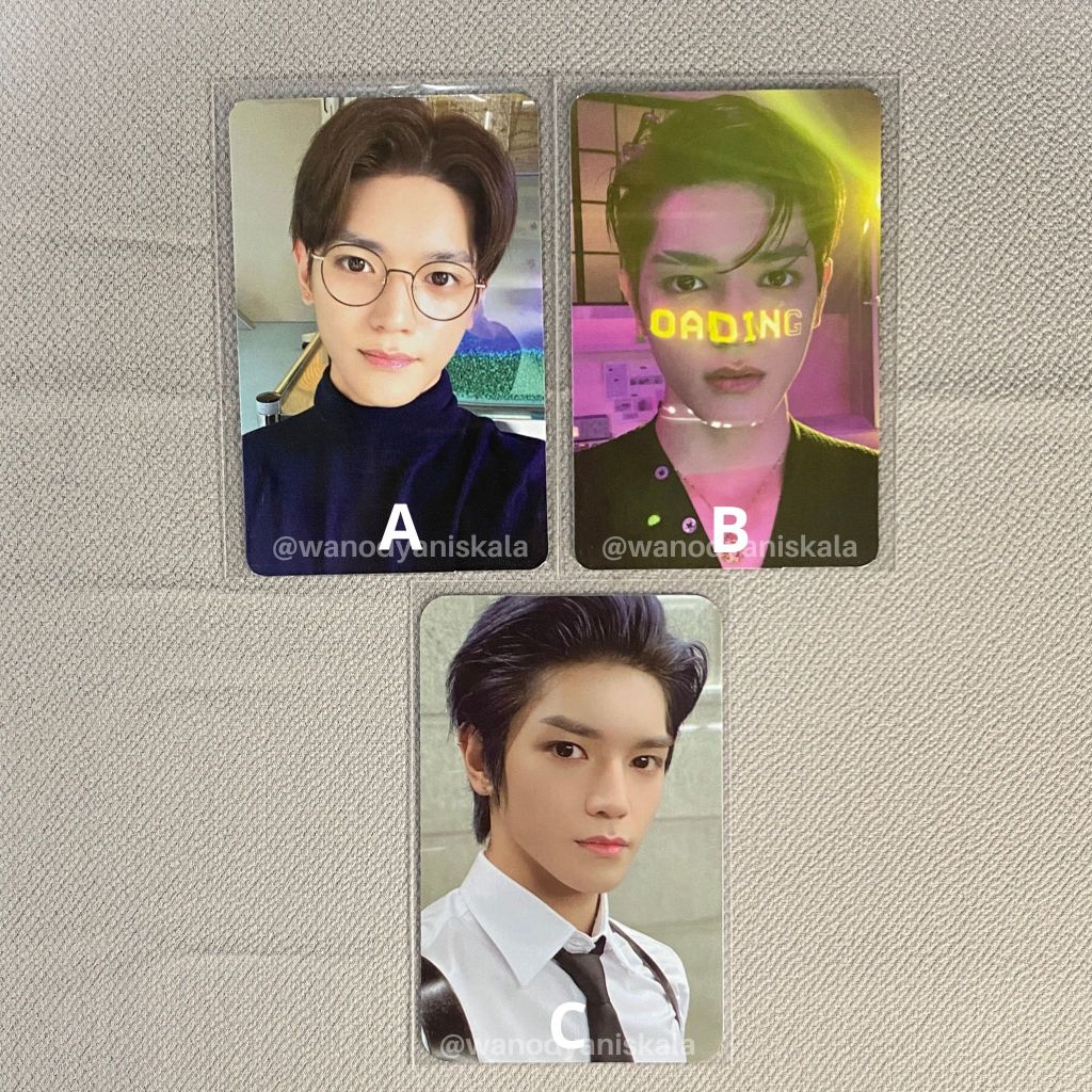 Photocard Taeyong NCT 127 อัลบั้มพีซีอย่างเป็นทางการ