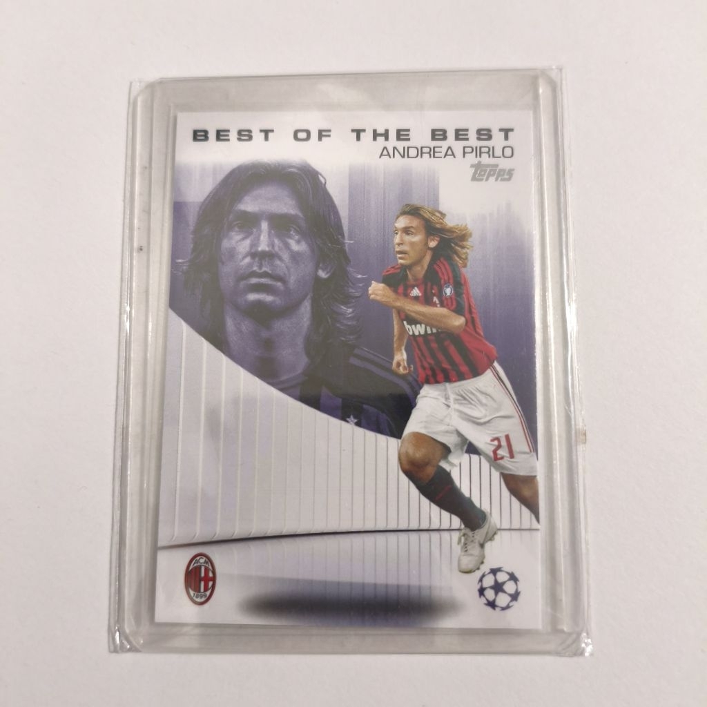การ์ดฟุตบอล Andrea Pirlo AC Milan Topps