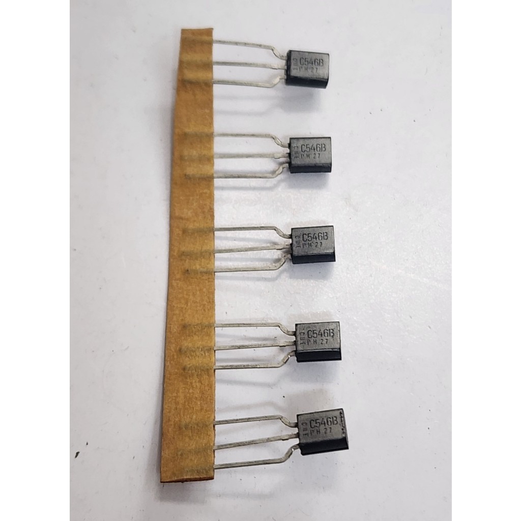 ทรานซิสเตอร์ C546B (atau BC546B) Silicon NPN 0.625W 80V 0.1A - ราคาต่อ 1 ชิ้น