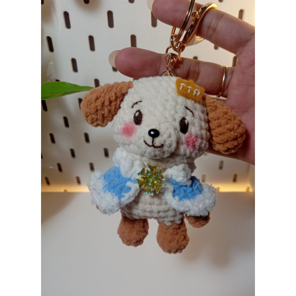 พวงกุญแจโครเชต์มาสคอต Bok bear DMD