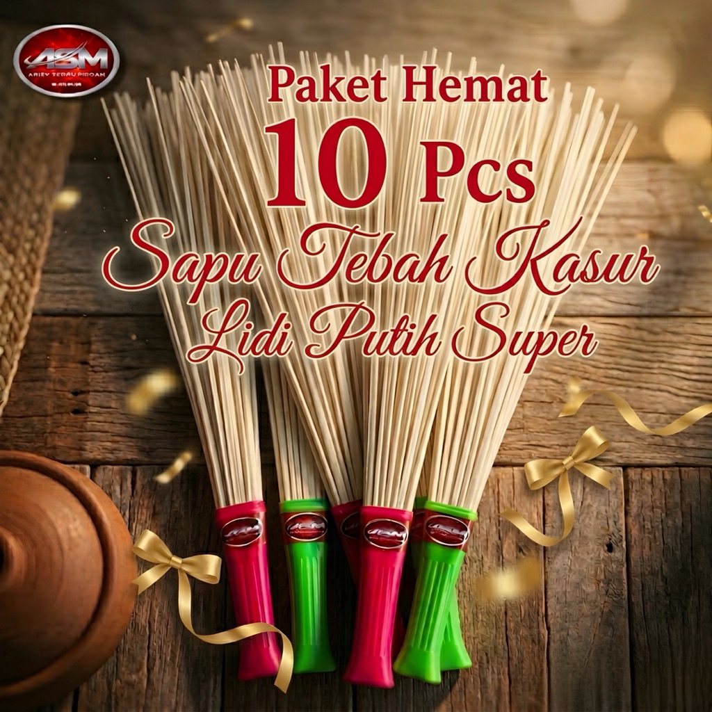 SAVING PACKAGE 10 ชิ้น SUPER WHITE STICK BROOM MATTRESS