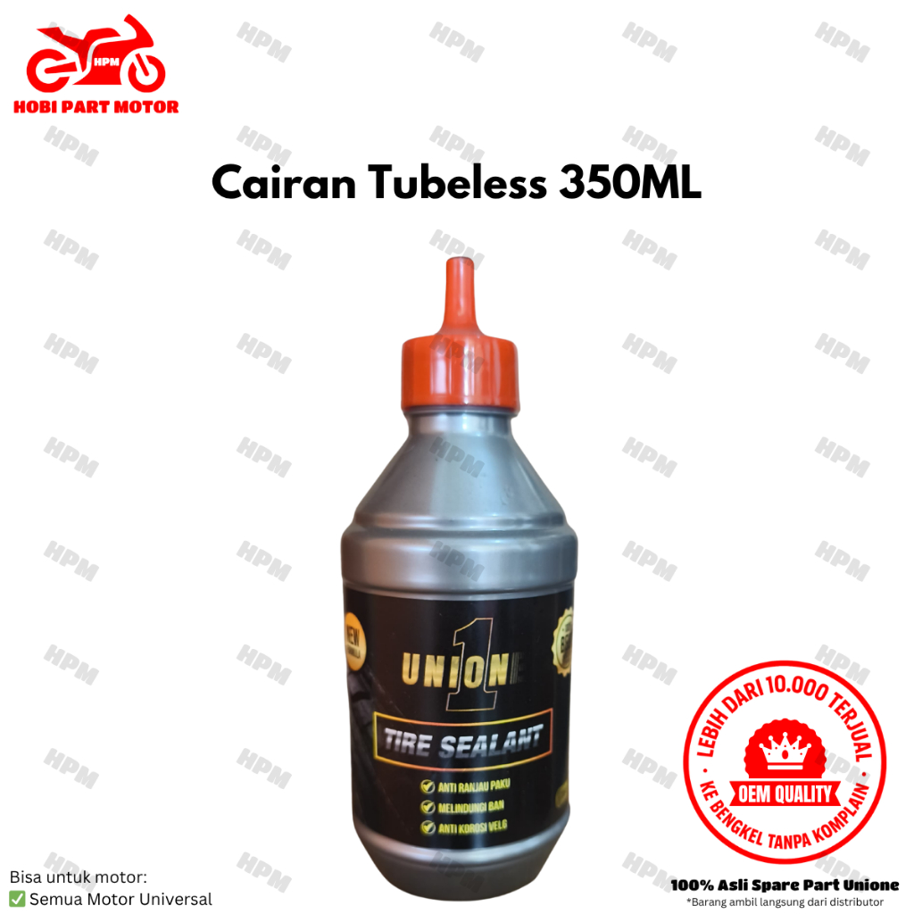 Tubeless Sealing Fluid TL Tyre Sealant Anti-Leak Tyre 350ML unione original 100%