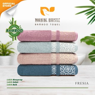 Handuk Morning Whistle Bamboo Towel -  Fresia / Handuk Mandi 70 x 135 cm