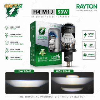 ORIGINAL RTD RAYTON MINI LED H4 M1J 50 WATT BLUELENS MOTOR MOBIL