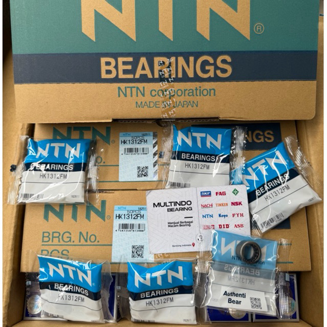 NEEDLE BEARING HK 1312 HK1312 13Bu19Bu12 NTN JAPAN ORIGINAL 100%