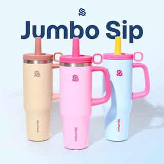 [SipnPack] JumboSip Bottle 40 oz | 1200ml Insulated Bottle | Leak Proof Cap Lid | Botol Minum 1 Liter Tahan Panas / Dingin Portable Stainless Steel Tumblr