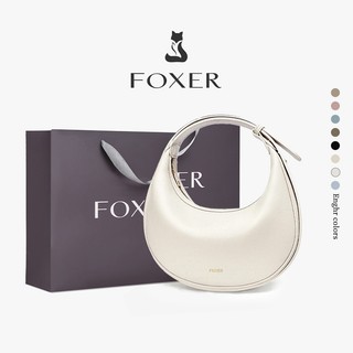 FOXER Tas Bahu Wanita Tas Ketiak Tali Bahu Yang Dapat Disesuaikan Tas Selempang