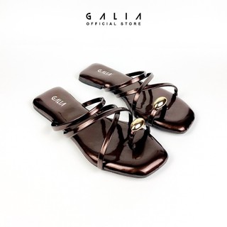 Galia Rachel Sandal Wanita Flat Casual Busa Empuk 1 cm Non Slip