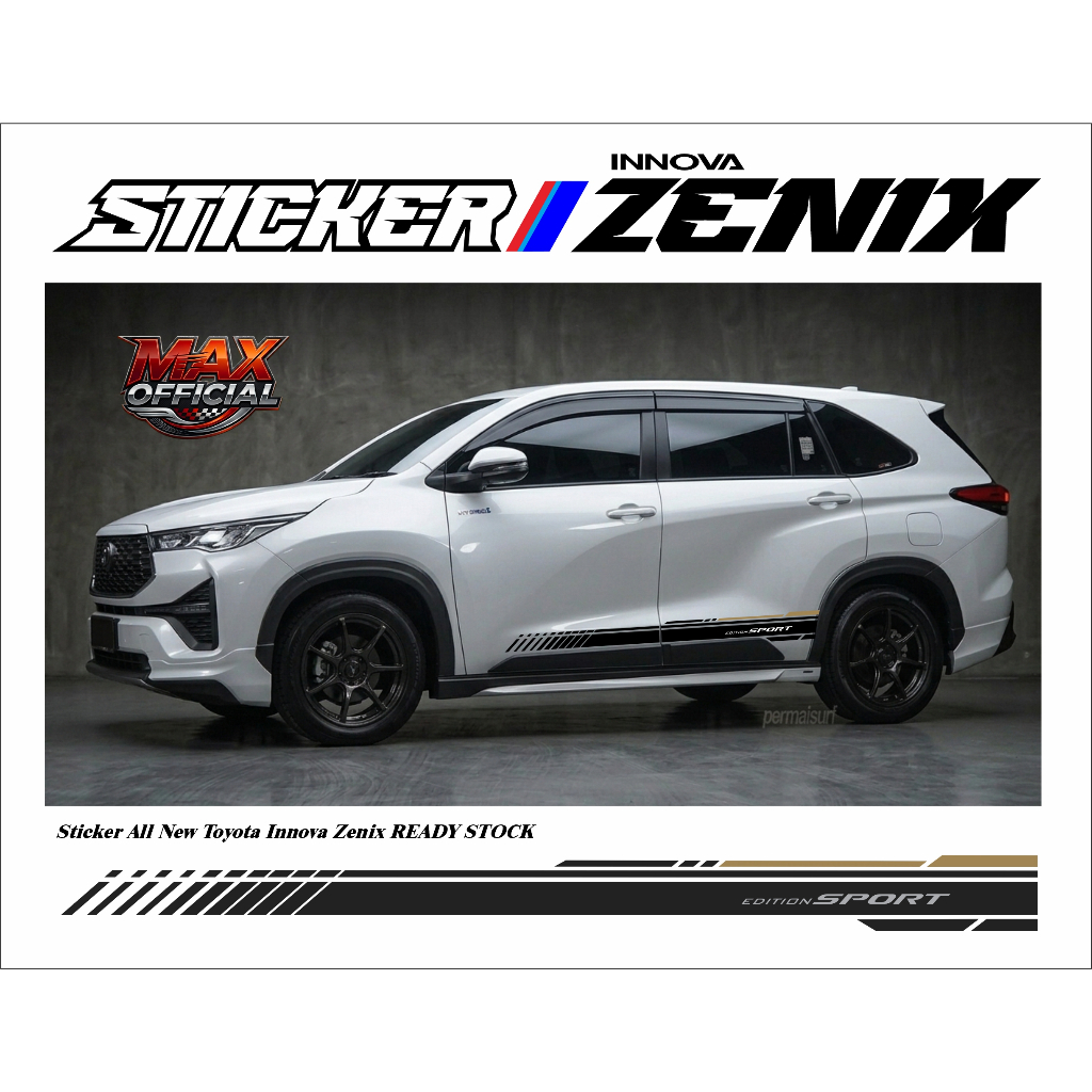 สติ๊กเกอร์ Innova Zenix, อุปกรณ์เสริม kijang Innova Zenix, สติ๊กเกอร์ toyota Innova Zenix