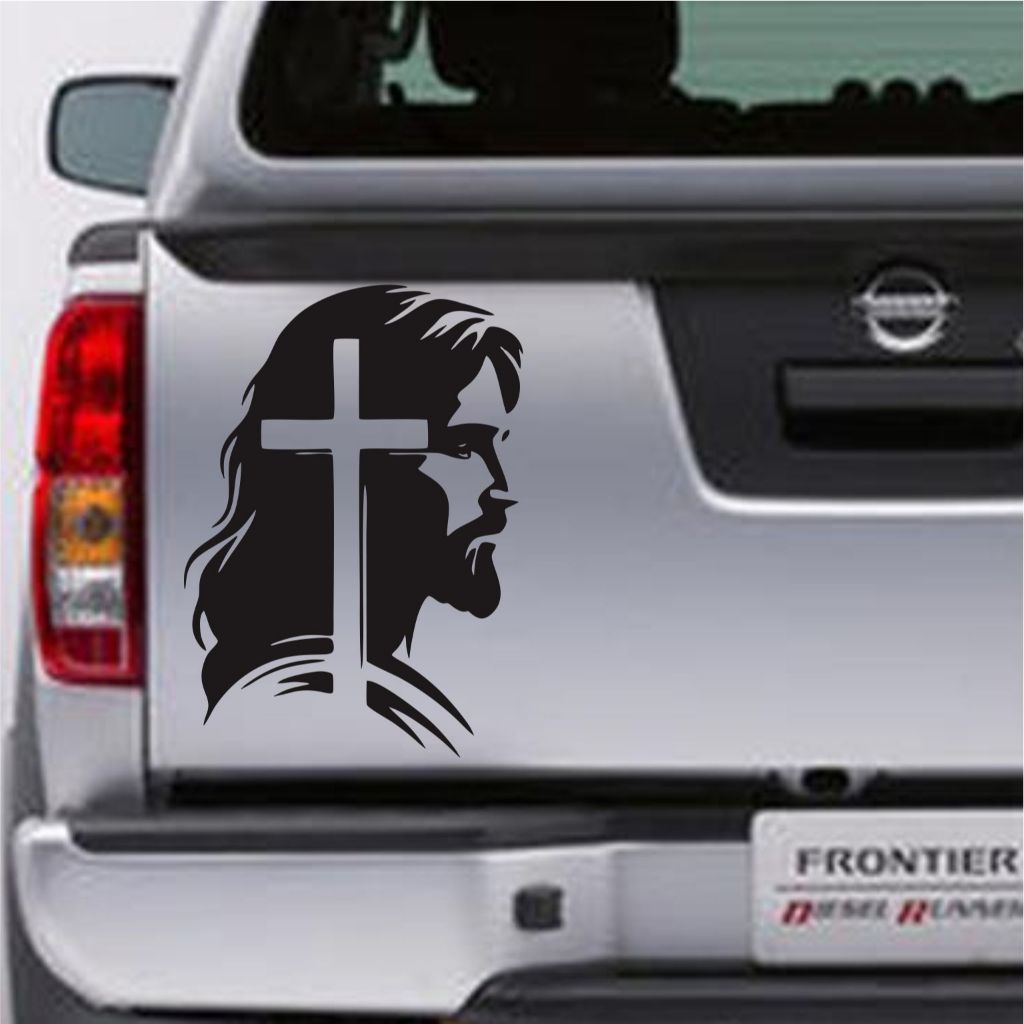 สติ๊กเกอร์ตัด JESUS CROSS QUALITY JESUS CROSS LUGGAGE สติ๊กเกอร์