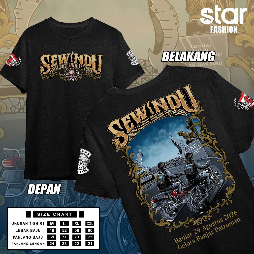 CB SEWINDU HCBP PATROMAN EVENT เสื้อยืด 29 AUGUST 2026 GELORA BANJAR PATROMAN