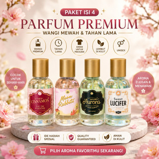 [ BELI 1 DAPAT 4 ] Hirescent Parfum Lucifer 35ml - Wangi Fresh Aroma Pria Wanita