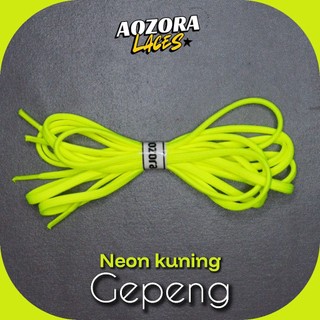 STABILO สตาบิโล 4.5 มม. สีเหลืองไฮไลท์เชือกผูกรองเท้าแบบแบนเชือกผูกรองเท้าฟุตบอลเชือกผูกรองเท้าฟุตซอล