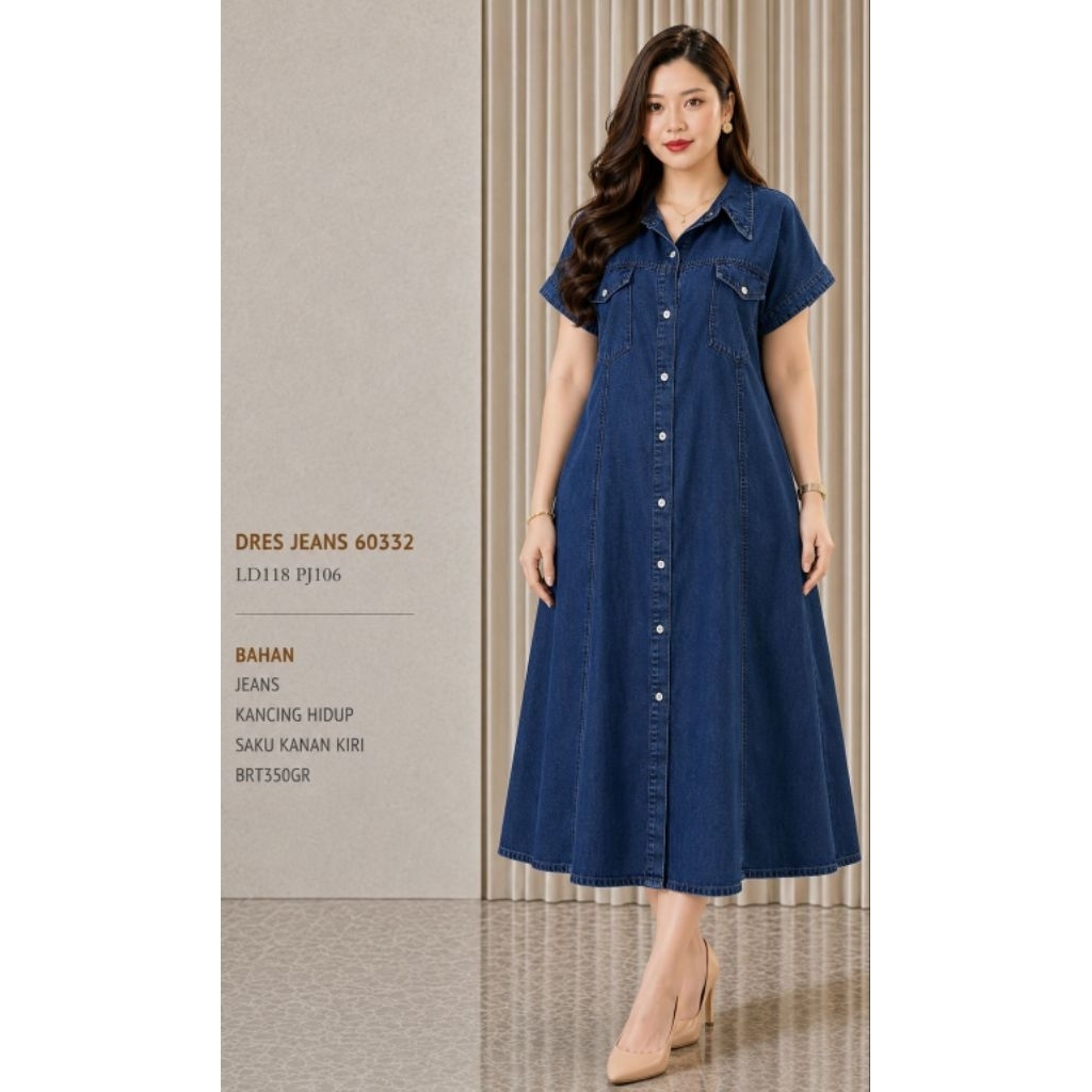 JEANS DRESS 60332 350GRAM