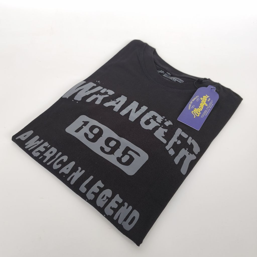 เสื้อยืดผู้ชาย wrangler 1995 premium cotton Combed 100% unisex