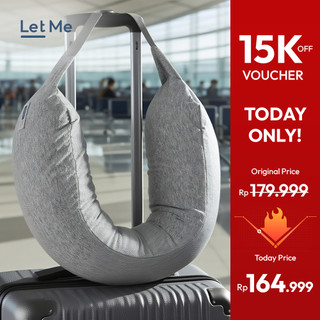 Let Me U-Shaped Neck Pillow - Bantal Leher Kepala Portable Bentuk U Anti Panas LM-2225