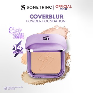 SOMETHINC Copy Paste COVERBLUR Powder Foundation - Seamless Powder Foundation Dengan Formula Zero-Cakey, Zero-Cracky, Dan Zero-Pores*| Coverage Medium to Full, Mampu Meratakan Warna Wajah, Memperkecil Tampilan Pori, Dan Menghaluskan Tekstur Wajah