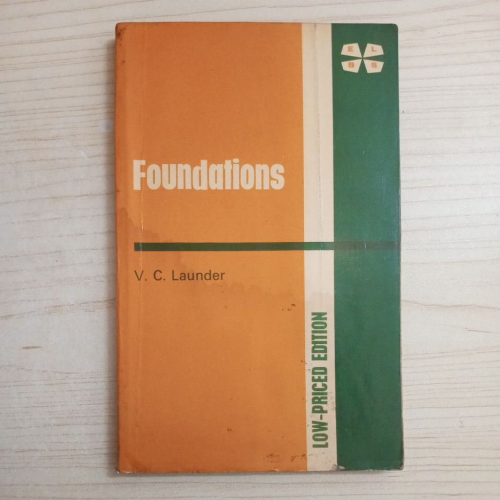 LOW PRICED EDITION FOUNDATION BOOK BY VC LAUNDER