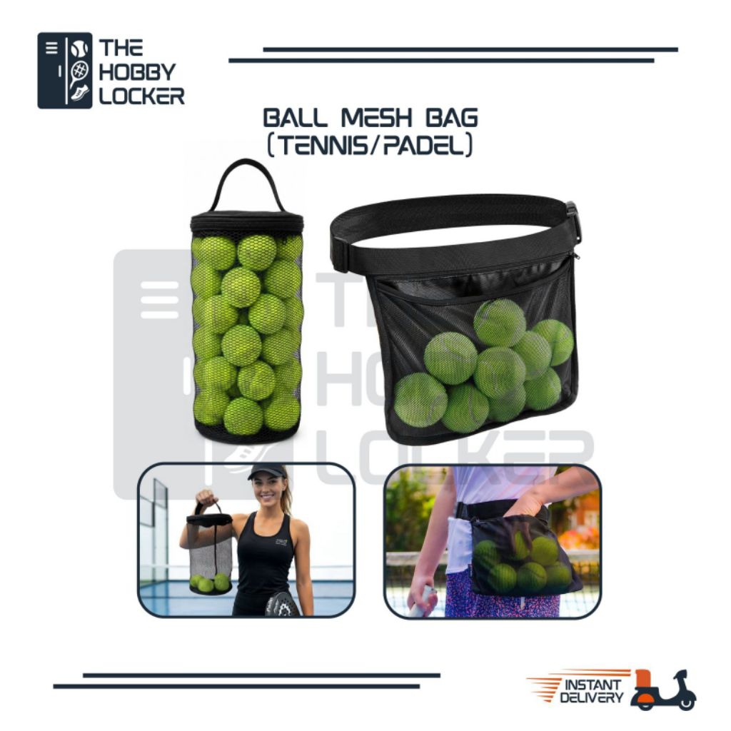 [READY] Tennis Ball Bag / Padel Ball Mesh Bag (Tennis/Padel)
