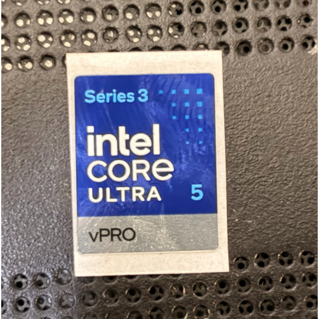 สติ๊กเกอร์โลโก้ intel Core Ultra 5 series 3 ขนาดเล็กดั้งเดิม
