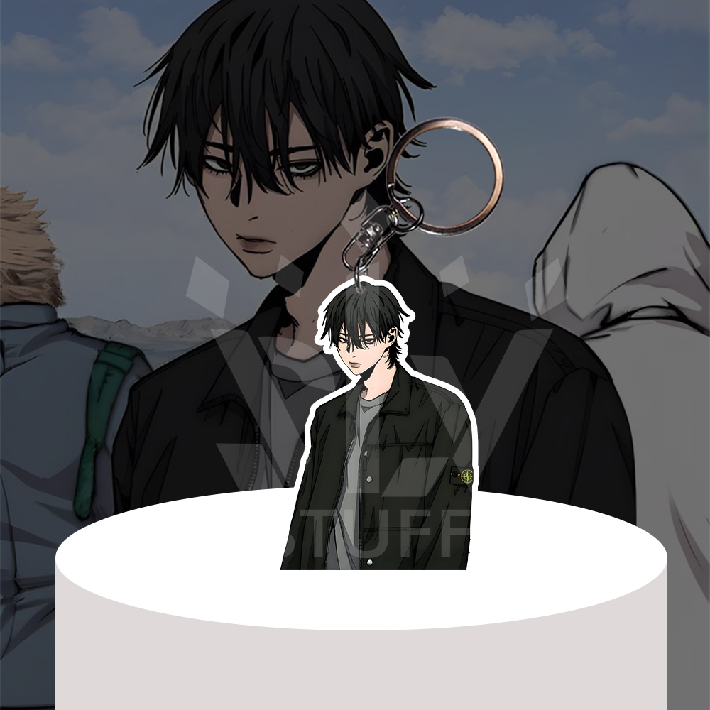 HP GANTUNGAN Manhwa Webon Wind Breaker Keychain - Jay Jo - พวงกุญแจอะคริลิค
