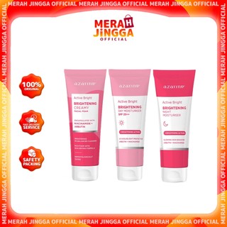 Azarine Active Bright SERIES - Day & Night Moisturizer  Facial Foam | Merah Jingga Official