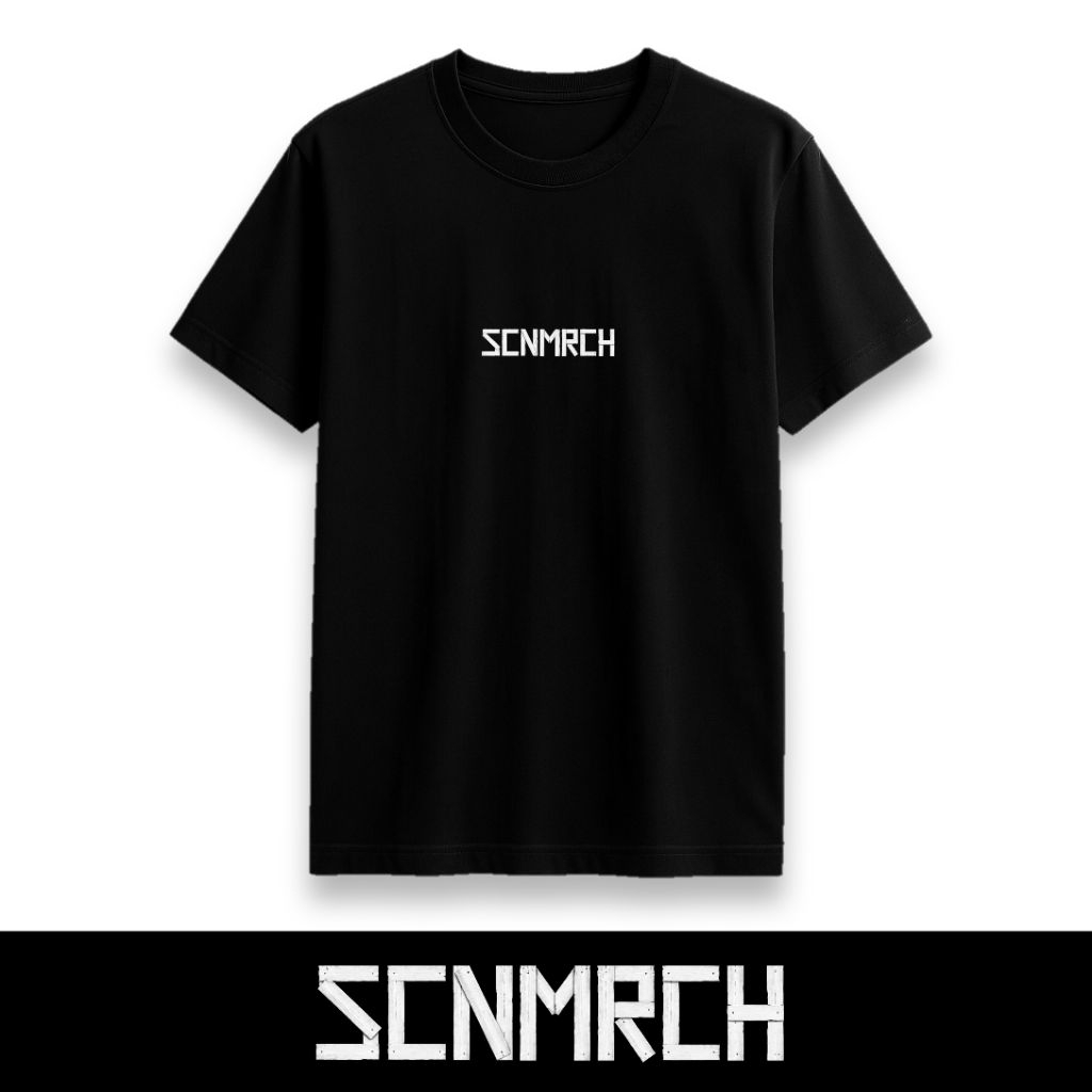 Original Scene Merch TS SCNMRCH TXT 03 BLK เสื้อยืด