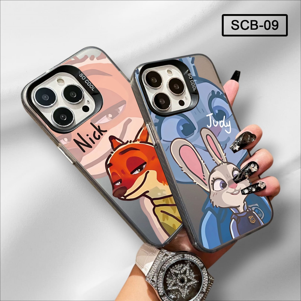 Vivo Y31D Vivo Y31D Pro Vivo T5 5G กรณีภาพการ์ตูนคู่ Nick กรกฎาคม IMD โฮโลแกรม SCB09