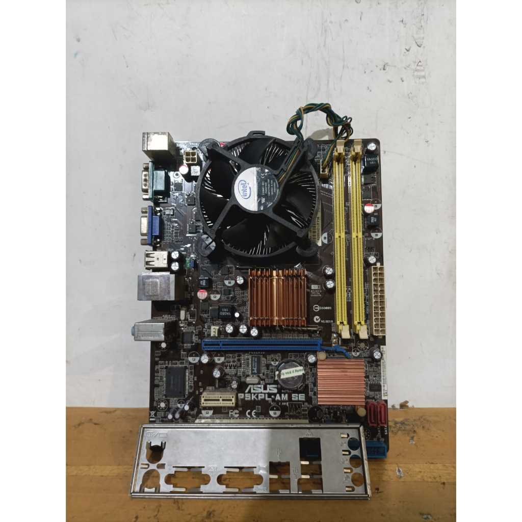 ASUS P5KPL-AM SE + Intel Core 2 Duo E7500 LGA 775 เมนบอร์ดปกติ