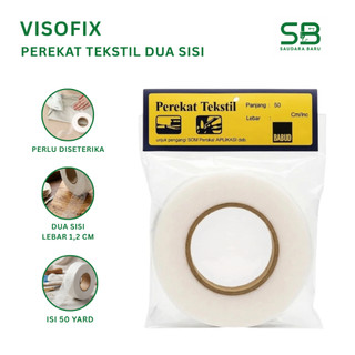 Perekat Tekstil Som Lem Sum Dua Sisi Visofik Lem Perekat Kain Tanpa Jahit Permak Kain Tempel Bordir