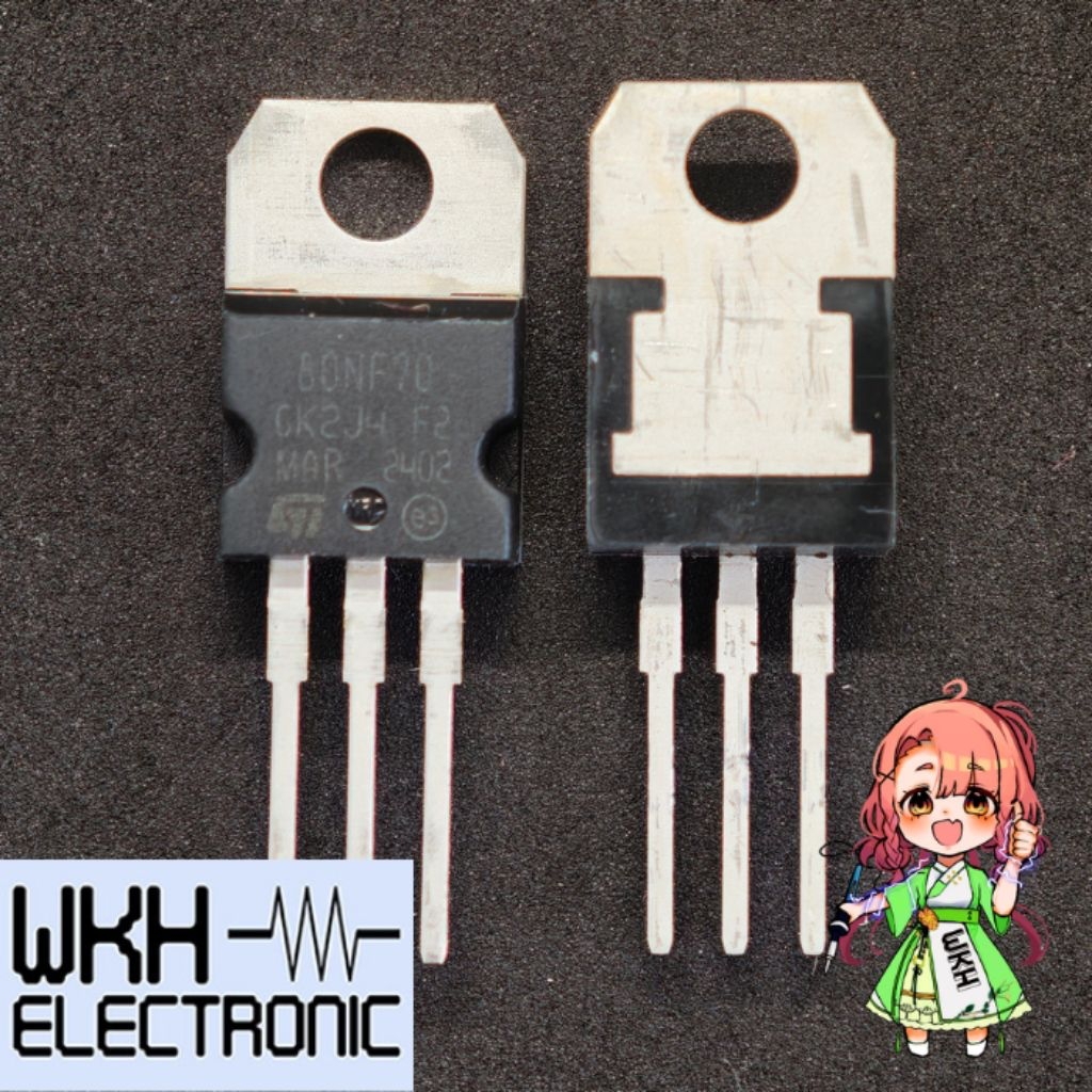 STP80NF70 P80NF70 80NF70 MOSFET N-Ch TO220 68V 85A STP80N70F4