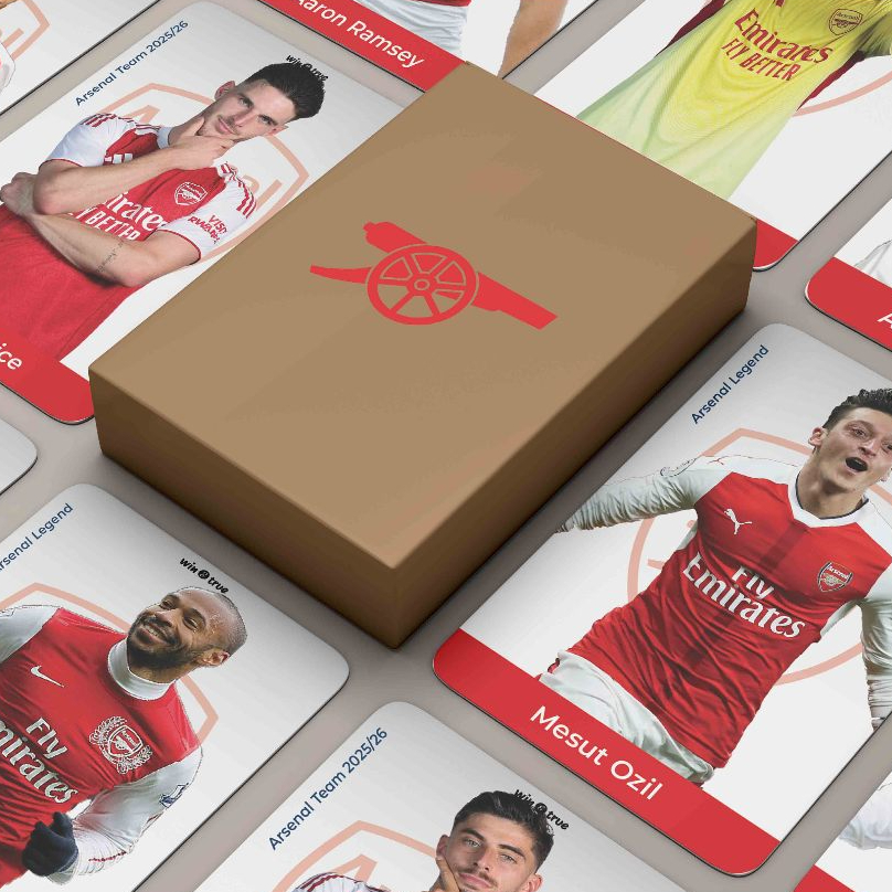 Arsenal AllStar Photocard 40 ชิ้น Art Carton Paper Ball Player 6x9 ซม.