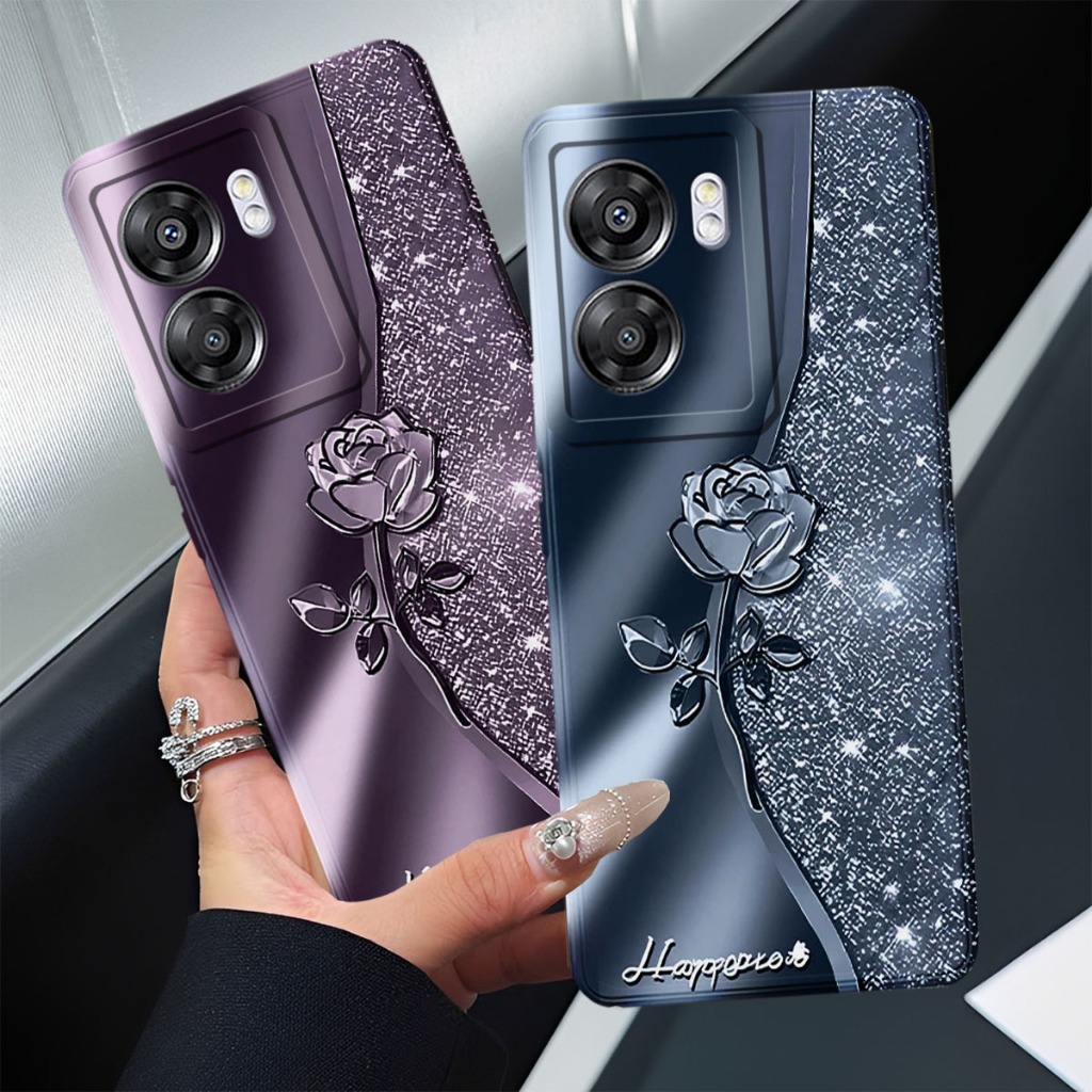 (FA-01) OPPO A57 2022 - A77S Softcase Procamera Silicon Case motif r0se blink Silicon - Casing HP - 