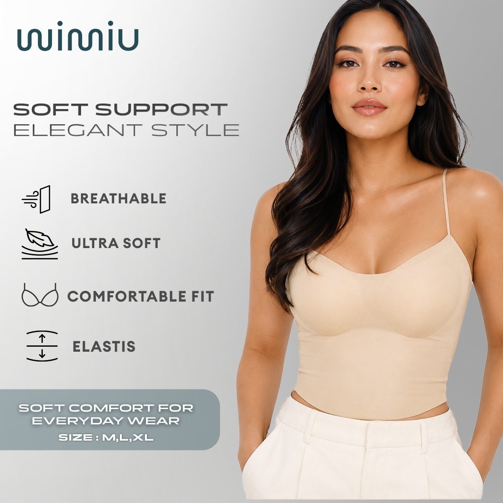 Wimiu Tanktop Seamless Tank Top Bh โฟมไม่มีลวด Bralette กีฬา Bra ผู้หญิง Crop Top Padel Paddle 10018