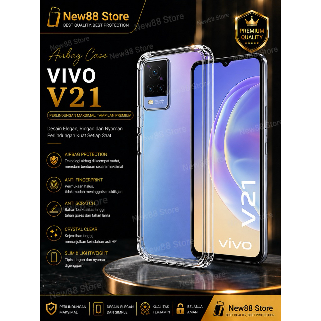 เคสนิ่ม Vivo Y71 Y75 Y78 Y81 Y83 Y85 Y91 Y91c Y93 Y95 Y100 Y200 Y400 Y02 Y03 Y04 Y36 S1 Pro S1 Z1 Pr
