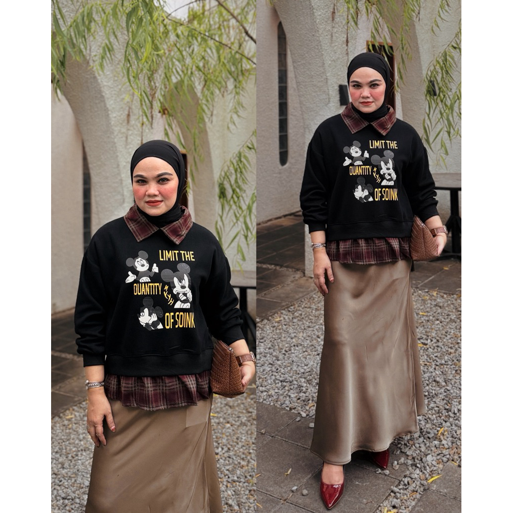 B5639 เสื้อสเวตเตอร์มิกกี้ 5352