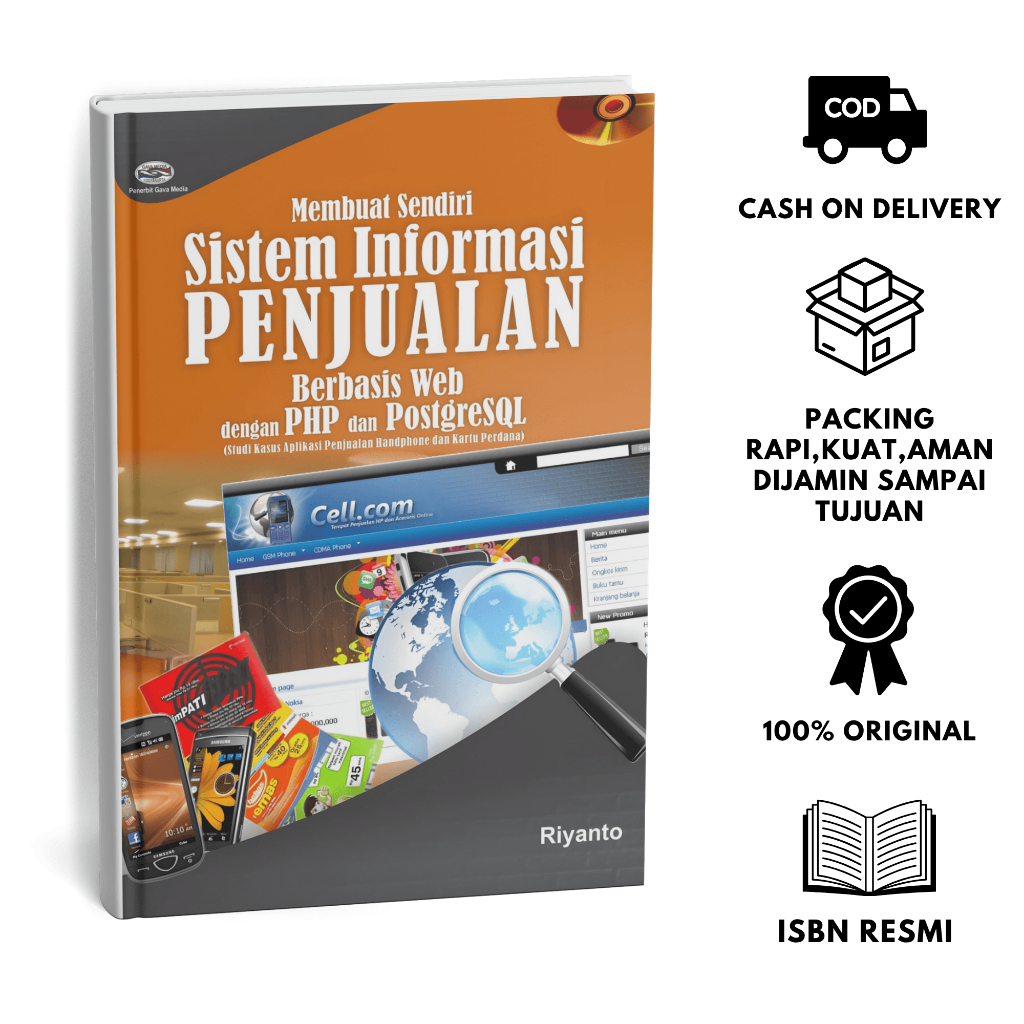 หนังสือทําระบบข้อมูลการขายแบบเว็บของคุณเองพร้อม PHP และ PostgreSQL + ของขวัญฟรี