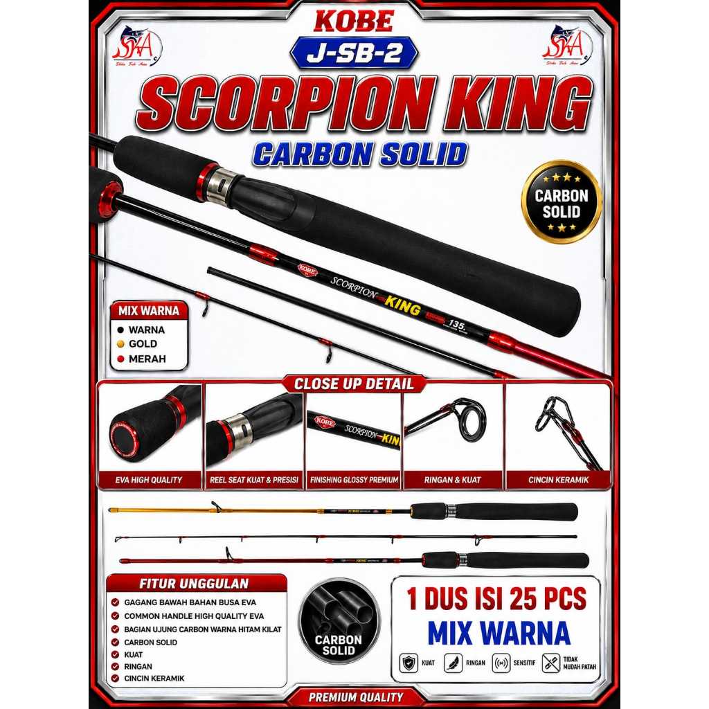 AIWA KOBE SCORPION KING ROD | 120-165 | SPINNING SPINNING SPINNING SPINNING SPINNING SPINNING SPINNI